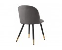 Стул на металлокаркасе Gabi темно-серый / черный / золотой в Кургане