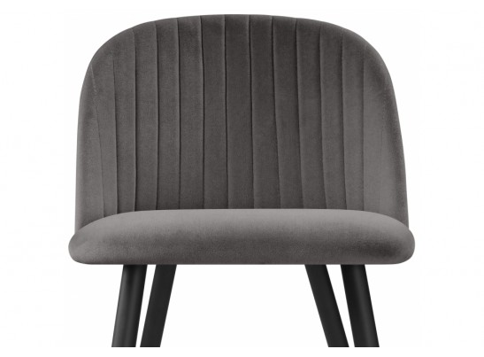 Стул на металлокаркасе Gabi темно-серый / черный / золотой в Кургане