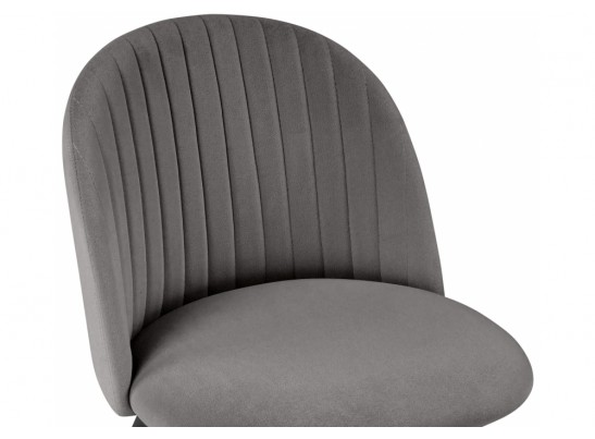 Стул на металлокаркасе Gabi темно-серый / черный / золотой в Кургане