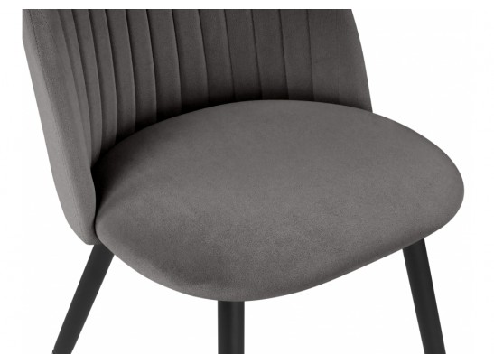 Стул на металлокаркасе Gabi темно-серый / черный / золотой в Кургане