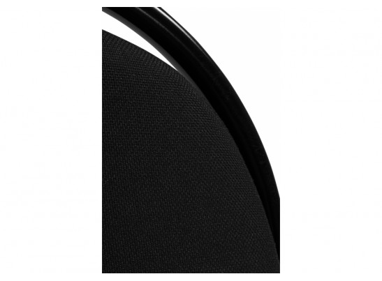 Стул на металлокаркасе Гумер ткань черный / черный глянец в Кургане