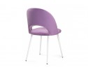 Стул на металлокаркасе Ирре сиреневый / белый глянец в Кургане