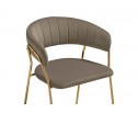 Стул на металлокаркасе Kamelia 1 cappuccino / gold в Кургане