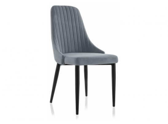 Стул на металлокаркасе Kora gray / black в Кургане