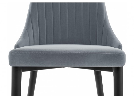 Стул на металлокаркасе Kora gray / black в Кургане