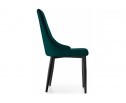 Стул на металлокаркасе Kora green / black в Кургане