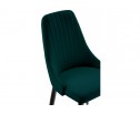 Стул на металлокаркасе Kora green / black в Кургане