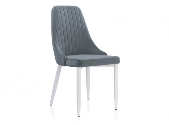 Стул на металлокаркасе Kora white / gray в Кургане