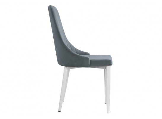 Стул на металлокаркасе Kora white / gray в Кургане