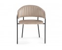 Стул на металлокаркасе Лукас бежевый / черный в Кургане