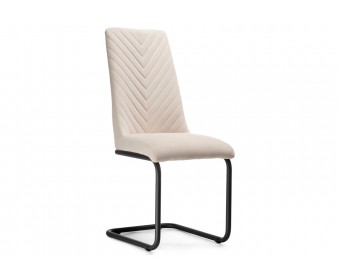 Стул на металлокаркасе Лулла бежевый / черный