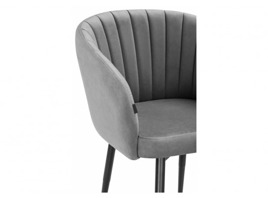 Стул на металлокаркасе Моншау черный / velutto 32 в Кургане