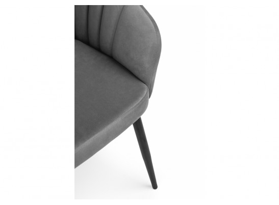 Стул на металлокаркасе Моншау черный / velutto 32 в Кургане