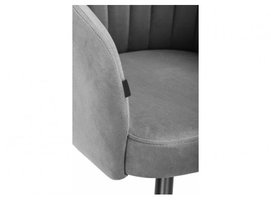 Стул на металлокаркасе Моншау черный / velutto 32 в Кургане