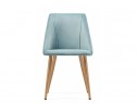 Стул на металлокаркасе Morgan light blue / wood в Кургане