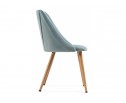 Стул на металлокаркасе Morgan light blue / wood в Кургане