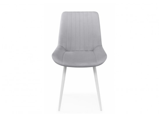 Стул на металлокаркасе Седа светло-серый (zd 960) / белый