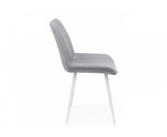 Стул на металлокаркасе Седа светло-серый (zd 960) / белый