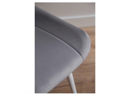 Стул на металлокаркасе Седа светло-серый (zd 960) / белый