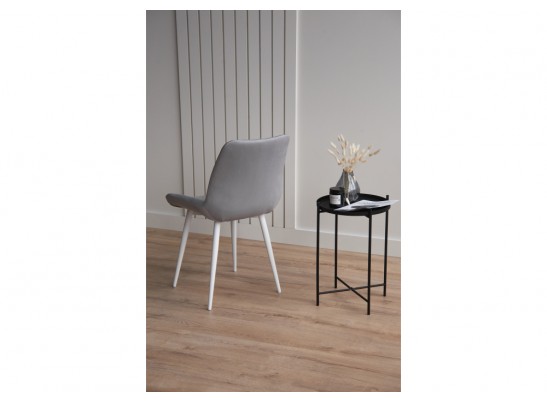 Стул на металлокаркасе Седа светло-серый (zd 960) / белый