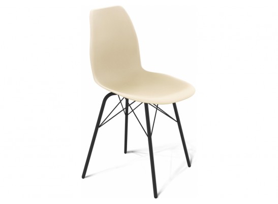 Стул на металлокаркасе SHT-ST29/S64 бежевый ral1013 / черный муар в Кургане