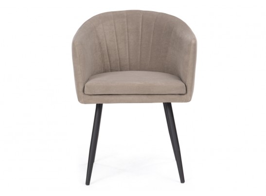 Стул на металлокаркасе Валета капучино / черный в Кургане