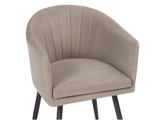 Стул на металлокаркасе Валета капучино / черный в Кургане