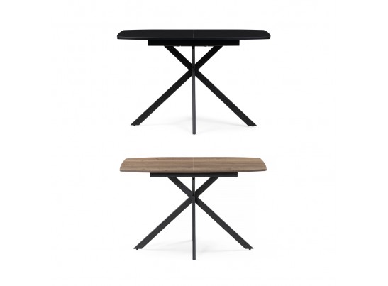 Стеклянный стол Тамаса 120(150)х70х76 матовое стекло латте / капучино в Кургане