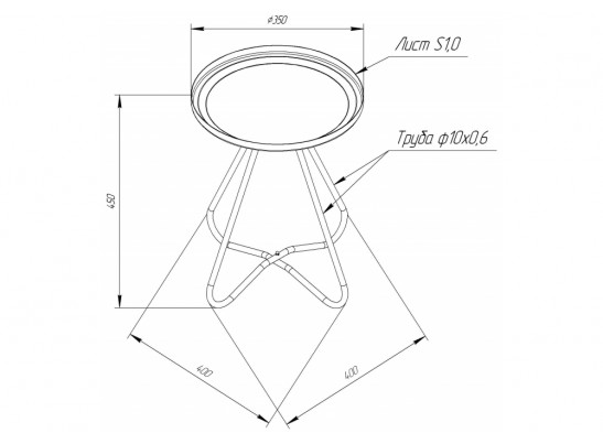 Журнальный столик SHT-CT3 белый муар в Кургане