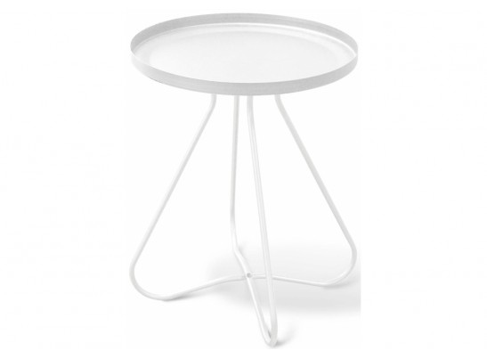 Журнальный столик SHT-CT3 белый муар в Кургане