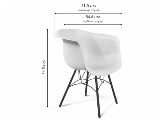 Стул на металлокаркасе SHT-ST31 / S100 бежевый / бежевый / черный муар в Кургане