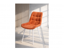 Стул на металлокаркасе Челси К терракотовый (zd 432) / белый