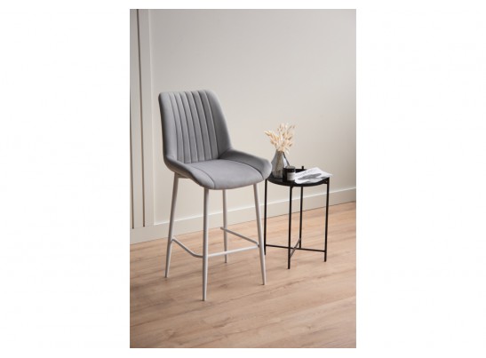 Полубарный стул Седа светло-серый (zd 960) / белый в Кургане