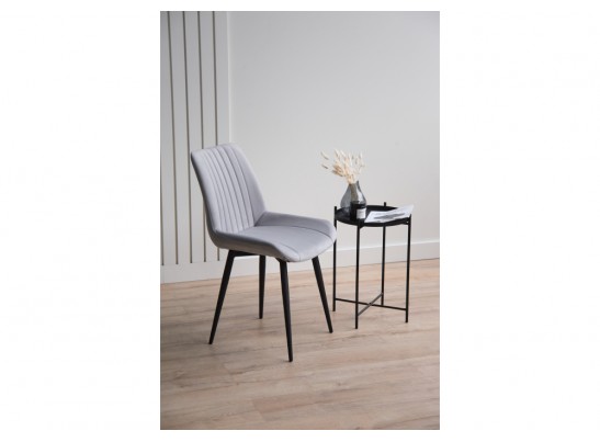 Стул на металлокаркасе Седа светло-серый (zd 960) / черный в Кургане