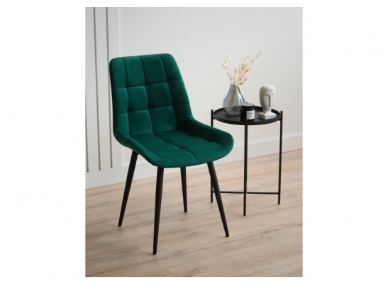 Стул на металлокаркасе Челси 360 К зеленый (zd 667) / черный в Кургане