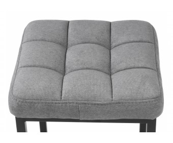 Барный стул Лофт ткань канди грей / черный матовый