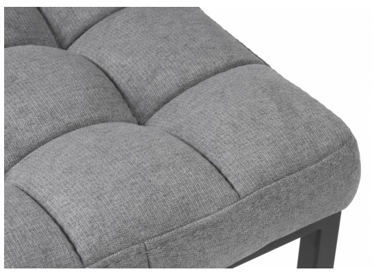 Барный стул Лофт ткань канди грей / черный матовый в Кургане