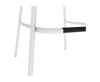 Барный стул SHT-ST19/S29 черный / белый муар