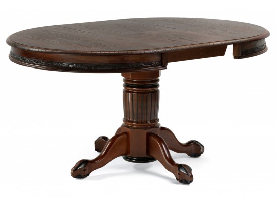 Деревянный стол Альфред круглый орех / коричневая патина в Кургане