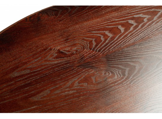 Деревянный стол Альфред круглый орех / коричневая патина в Кургане