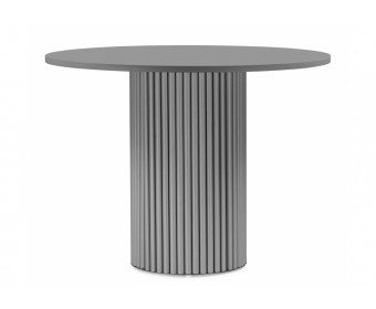 Деревянный стол Барел 100 серый / каркас серый