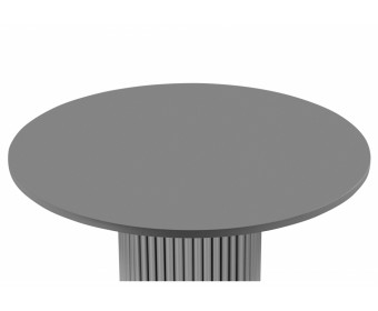 Деревянный стол Барел 100 серый / каркас серый