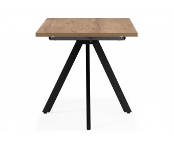 Деревянный стол Райн 32 116(160)x77 раздвижной дуб табачный / черный