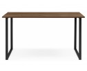 Деревянный стол Лиман 117 х 77 дуб крафт табачный / черный матовый в Кургане