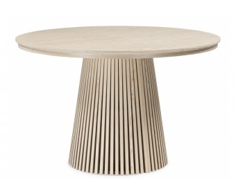 Деревянный стол Mersin 120(200)x120 шпон дуба / бук