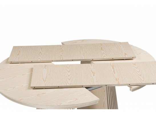 Деревянный стол Mersin 120(200)x120 шпон дуба / бук в Кургане