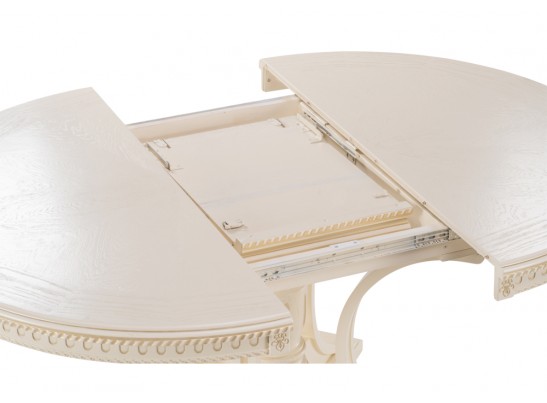 Деревянный стол Нозеан 120(160)х120х76 золото / бежевый в Кургане