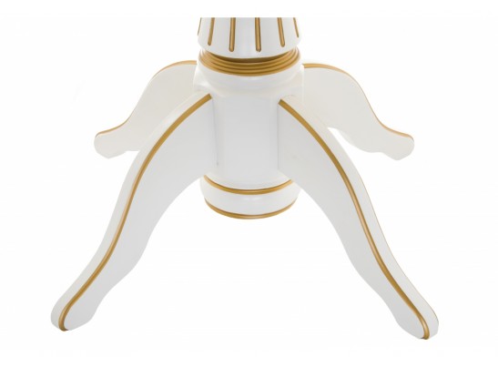 Деревянный стол Павия 100 молочный / золотая патина в Кургане