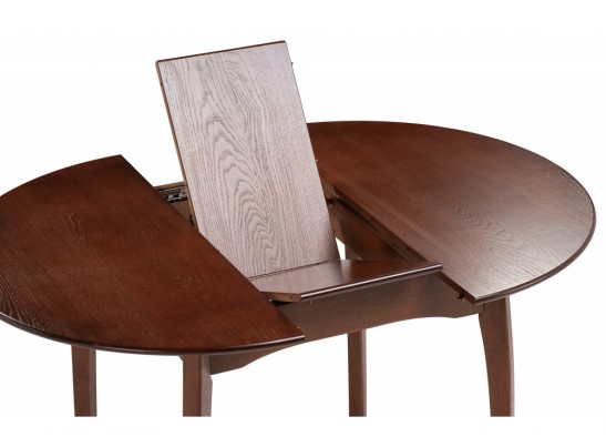 Деревянный стол Распи круглый миланский орех в Кургане