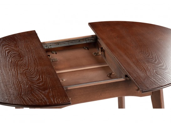 Деревянный стол Распи круглый миланский орех в Кургане